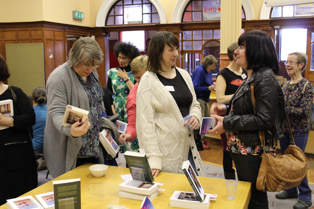 A group of women at the Glasgow Women's Library